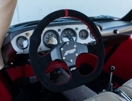 Suede D-Shape Steering Wheel