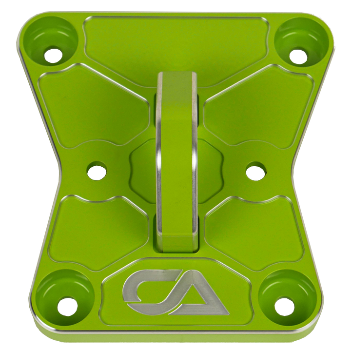 CA Tech Pull Plate  3D scanned for perfect fitment and machined from 6061 aluminum with a finished thickness of 1" for maximum durability, the new 2022 Can-Am X3 pull plate is easy to install and built to last a lifetime.   OEM color matching ensures all CA Tech parts will pair perfectly with your build. 