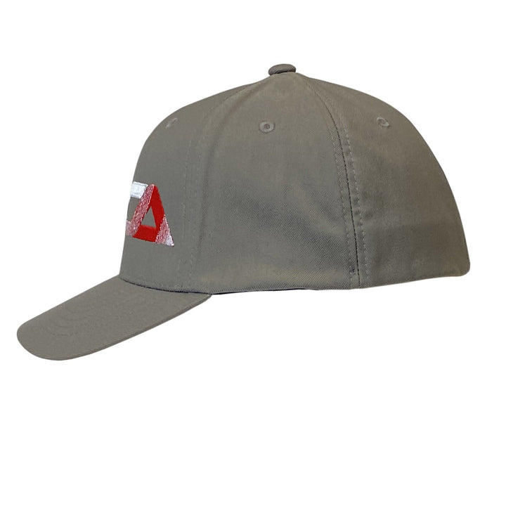 CA Tech USA Logo Hat Stone Flex Fit Stone