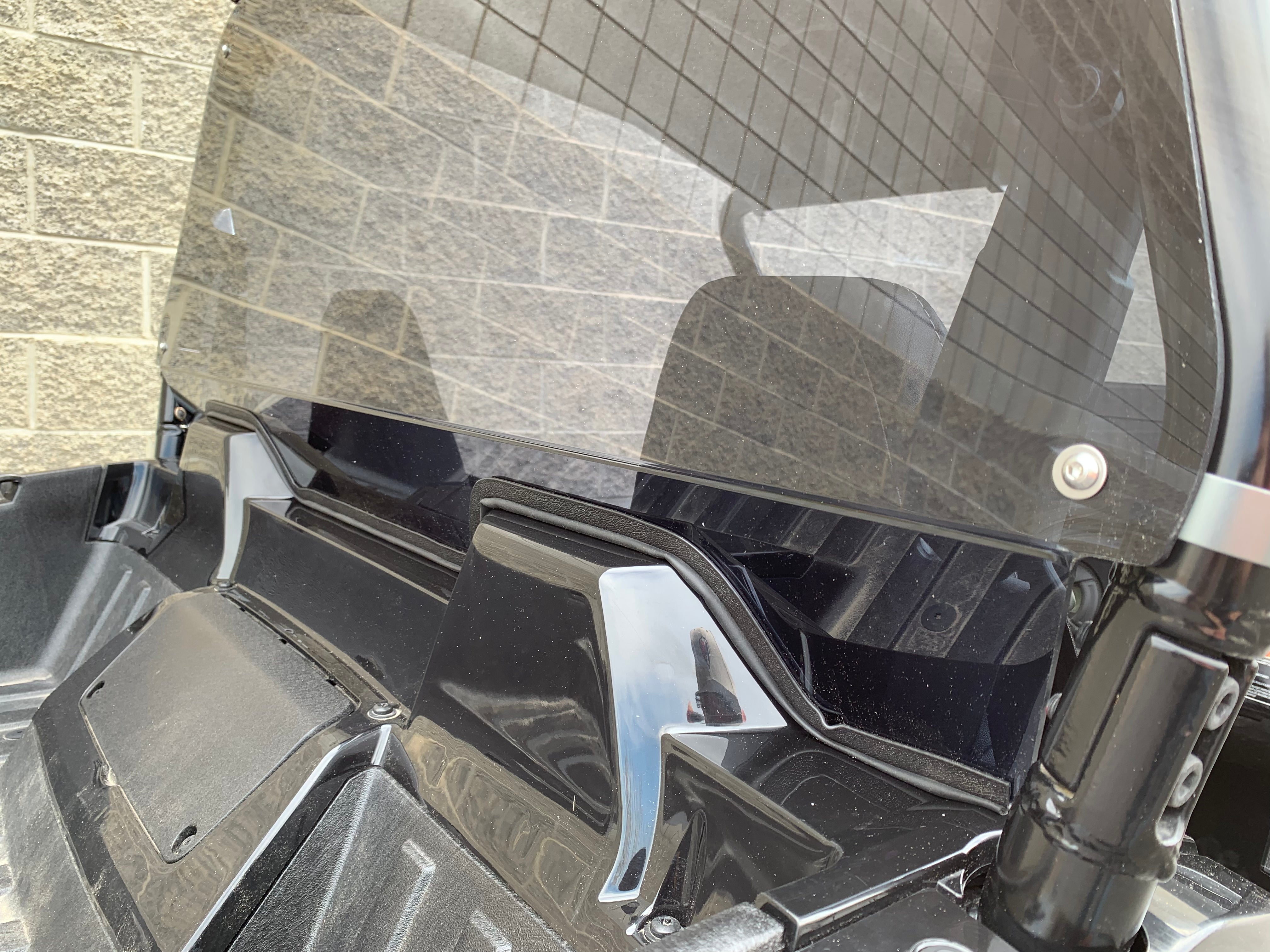 Wildcat Trail/Sport 700 TINTED Rear Windshield with Billet Mounts