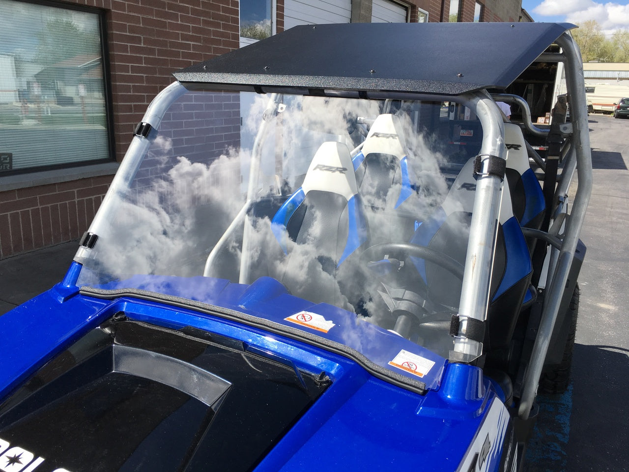 Full Polycarbonate Windshield with Quick Straps for RZR 570, 800, XP900 (upgrade options)