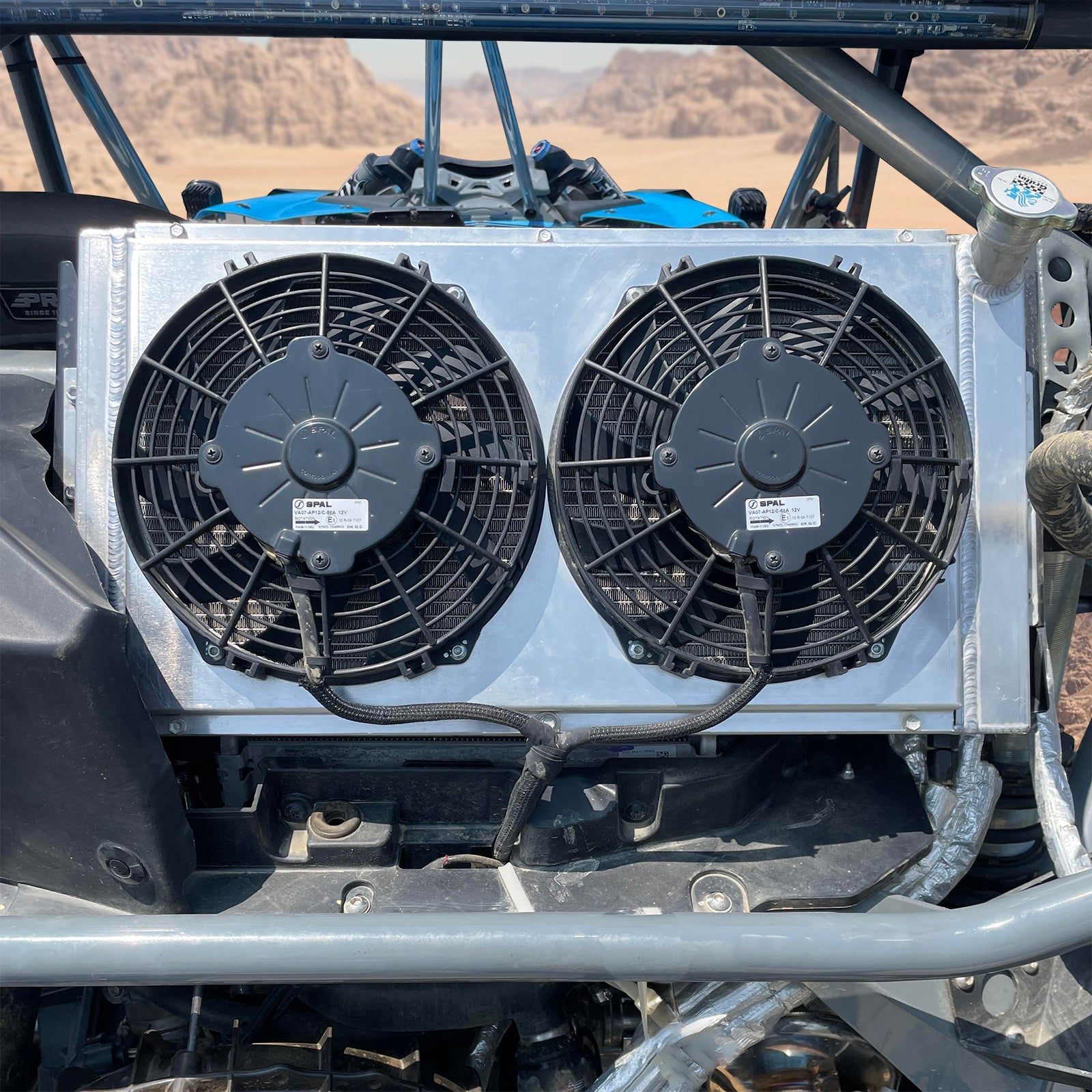 CA Tech High Rear Mount Radiator/Fan Combo Unit – SXS Connection