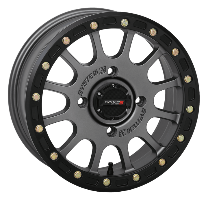 System 3 SB-5 Beadlock Wheel- Matte Gunmetal