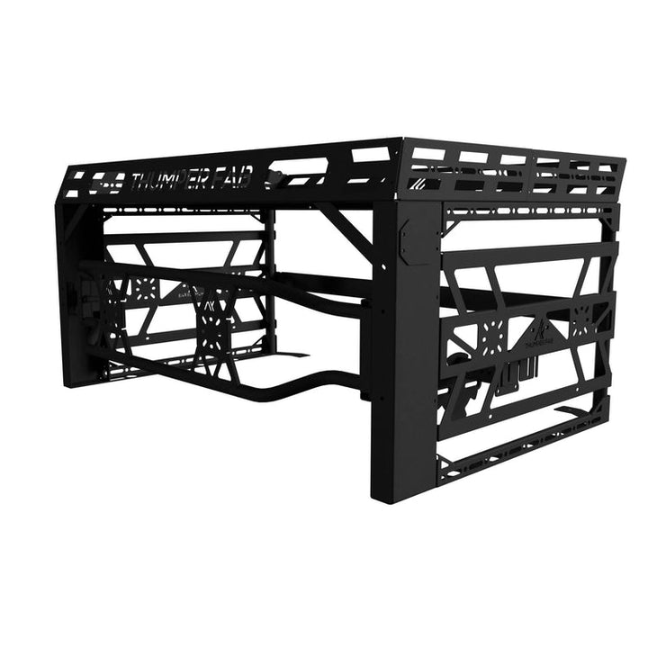 Ranger Ultimate Bed Rack Black Thumper Fab