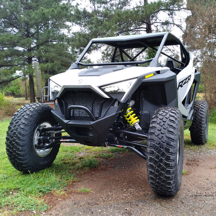 RZR PRO XP Radius Roll Cage 2-Seat Hi-Brow Black Thumper Fab