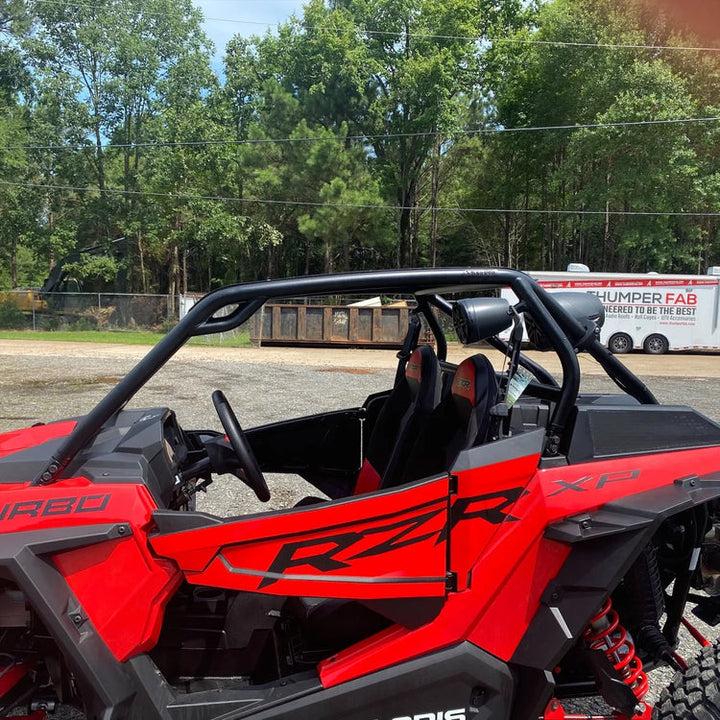 RZR XP 1000 / XP Turbo / XP Turbo S Roll Cage - 2-Seat Hi-Brow Black Thumper Fab