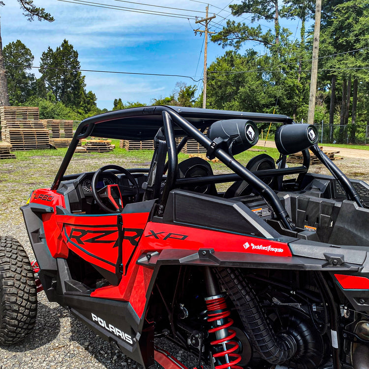 RZR XP 1000 / XP Turbo / XP Turbo S Roll Cage - 2-Seat Lo-Brow Raw Thumper Fab