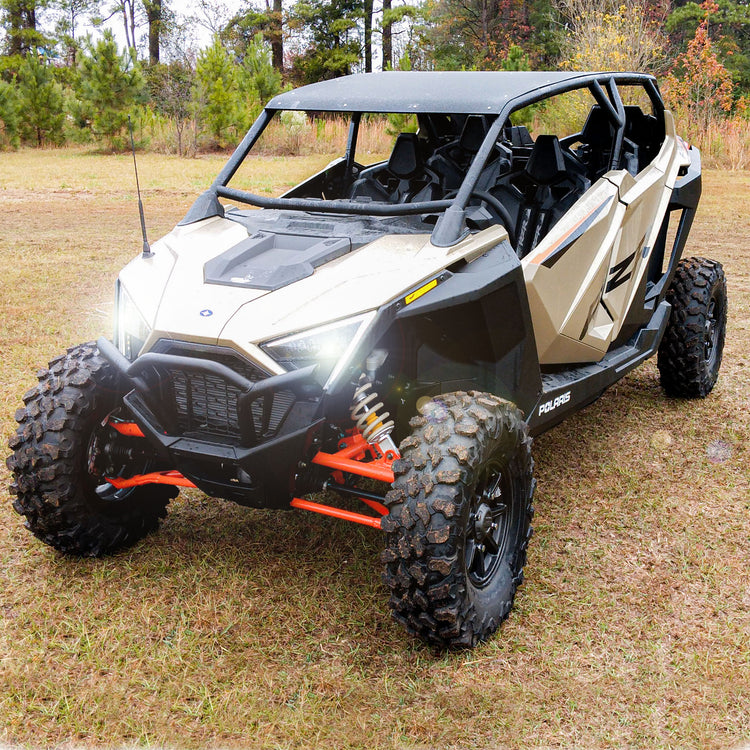 RZR PRO XP Radius Roll Cage 4-Seat Hi-Brow Black Thumper Fab