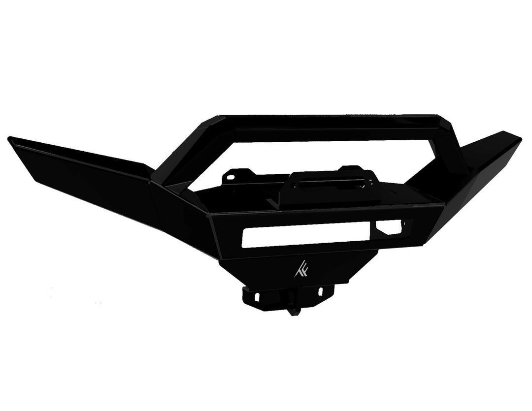 Defender Front Winch Bumper No Lights Black Thumper Fab