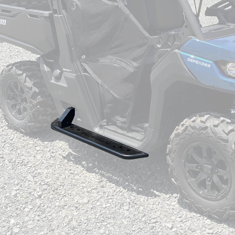 Can-Am Defender 3-Seat Nerf Rails Black Thumper Fab