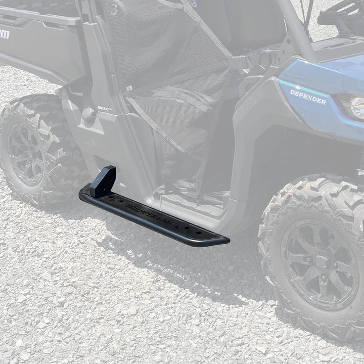 Can-Am Defender 3-Seat Nerf Rails Raw Thumper Fab