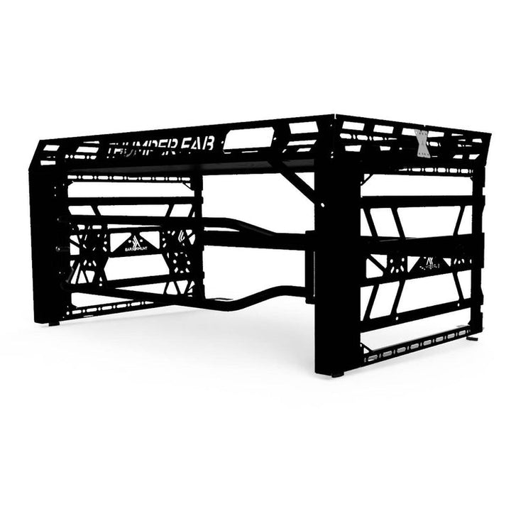 18-23 Can Am Defender Ultimate Bed Rack With Tailgate Black Thumper Fab