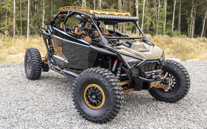 Polaris RZR PRO R Roll Cage 4 Seat Hi Brow Black Thumper Fab