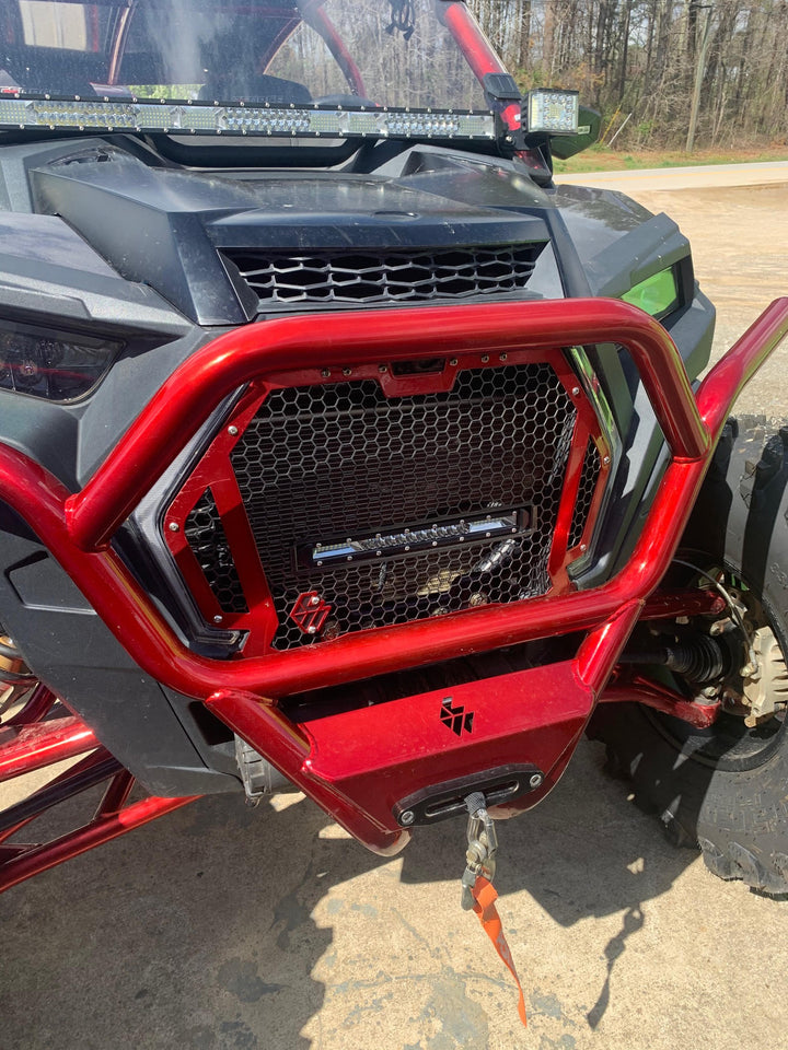 Aftermarket Snap In Grille with Light Bar