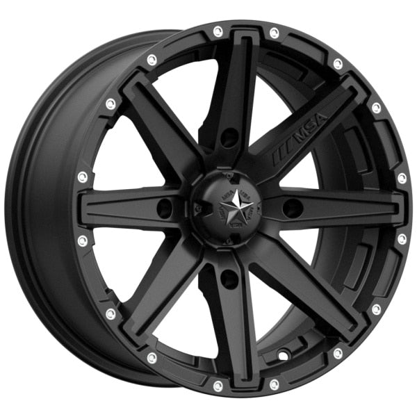 MSA Wheels M33 Clutch Satin Black