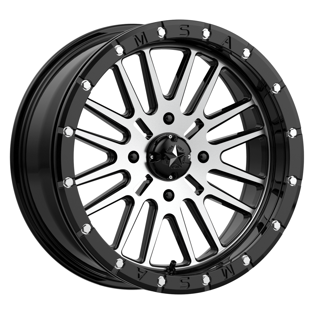 MSA M37 Brute Beadlock – Gloss Black Machined