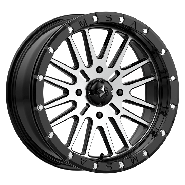 MSA M37 Brute Beadlock – Gloss Black Machined