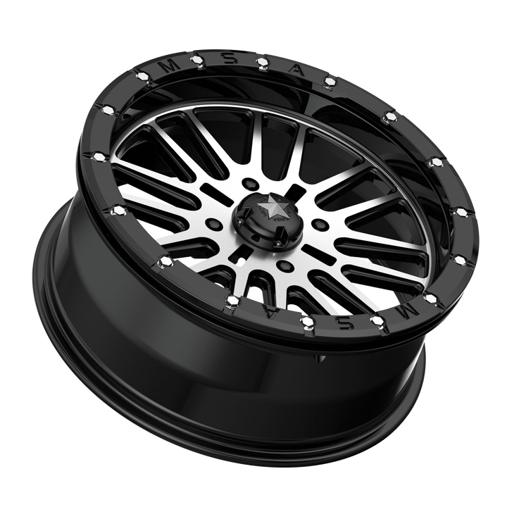 MSA M37 Brute Beadlock – Gloss Black Machined